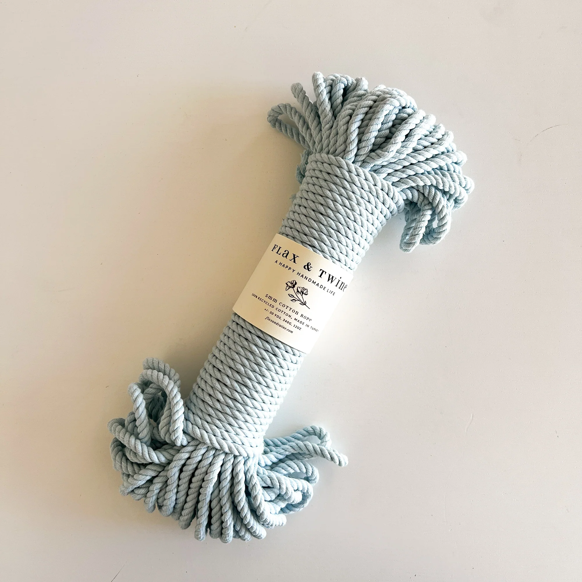 Flax & Twine 5mm Brenn Twisted Cotton Rope - Image 13