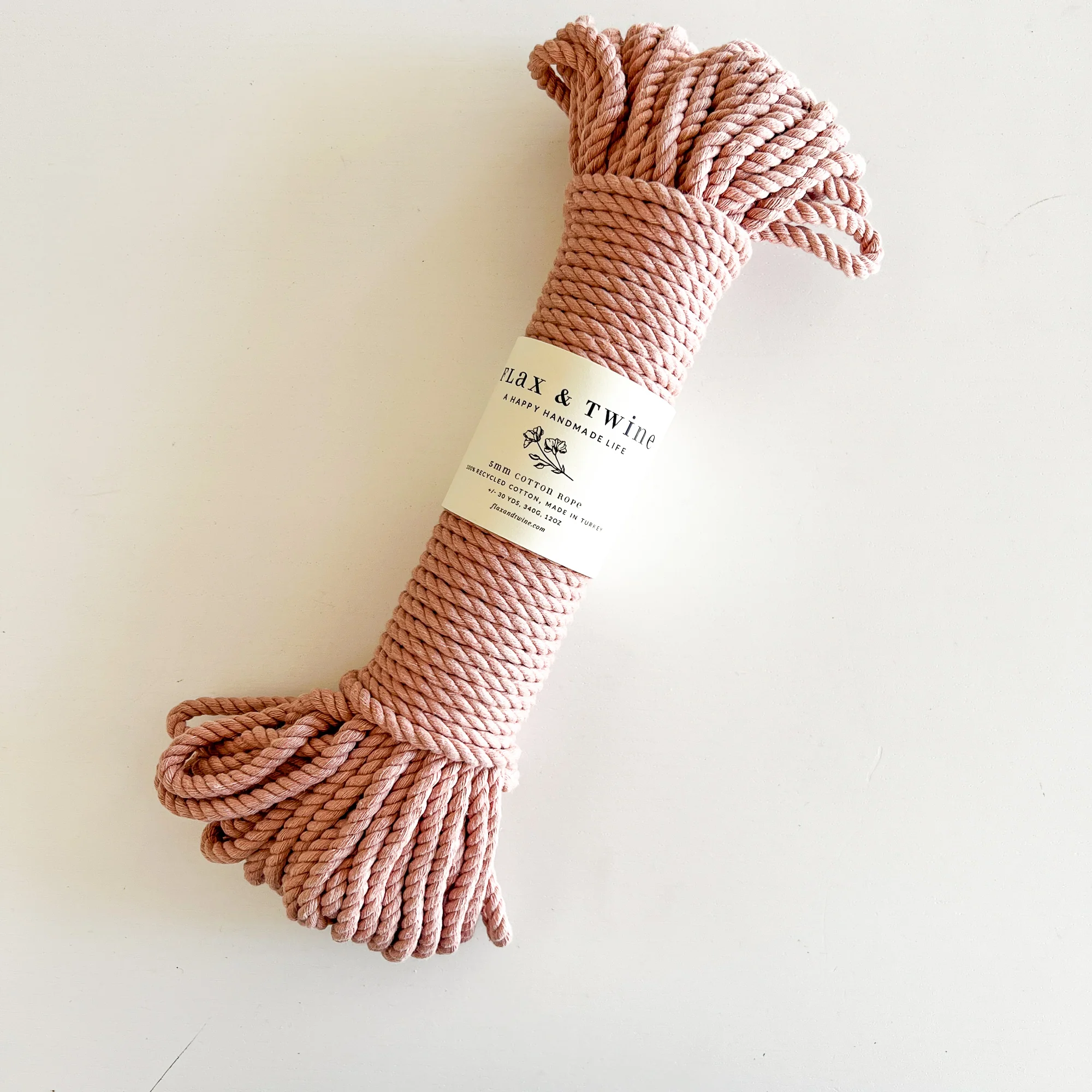 Flax & Twine 5mm Brenn Twisted Cotton Rope - Image 6