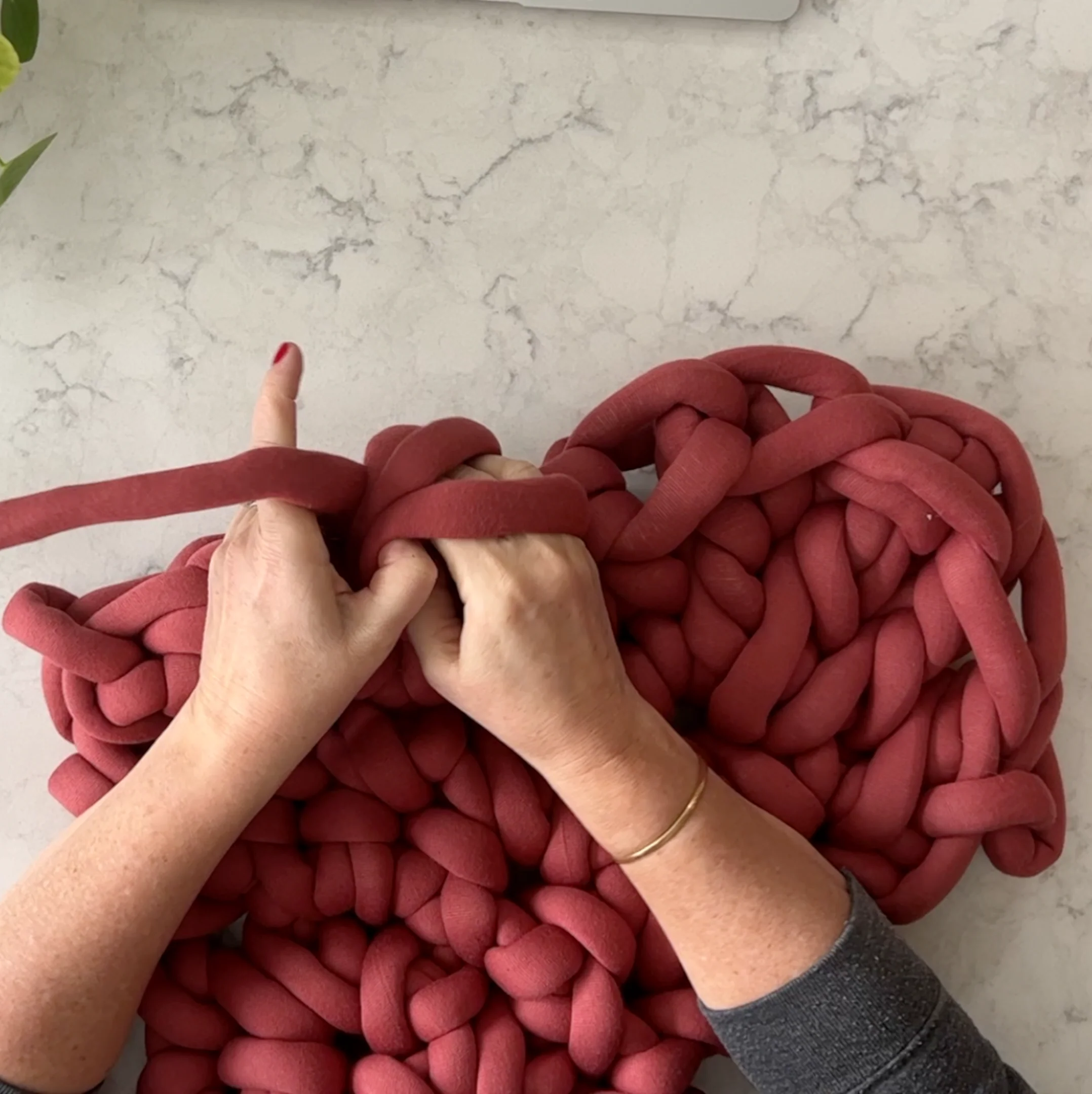 Giant Hand Crocheted Heart Pattern & Video - Image 6