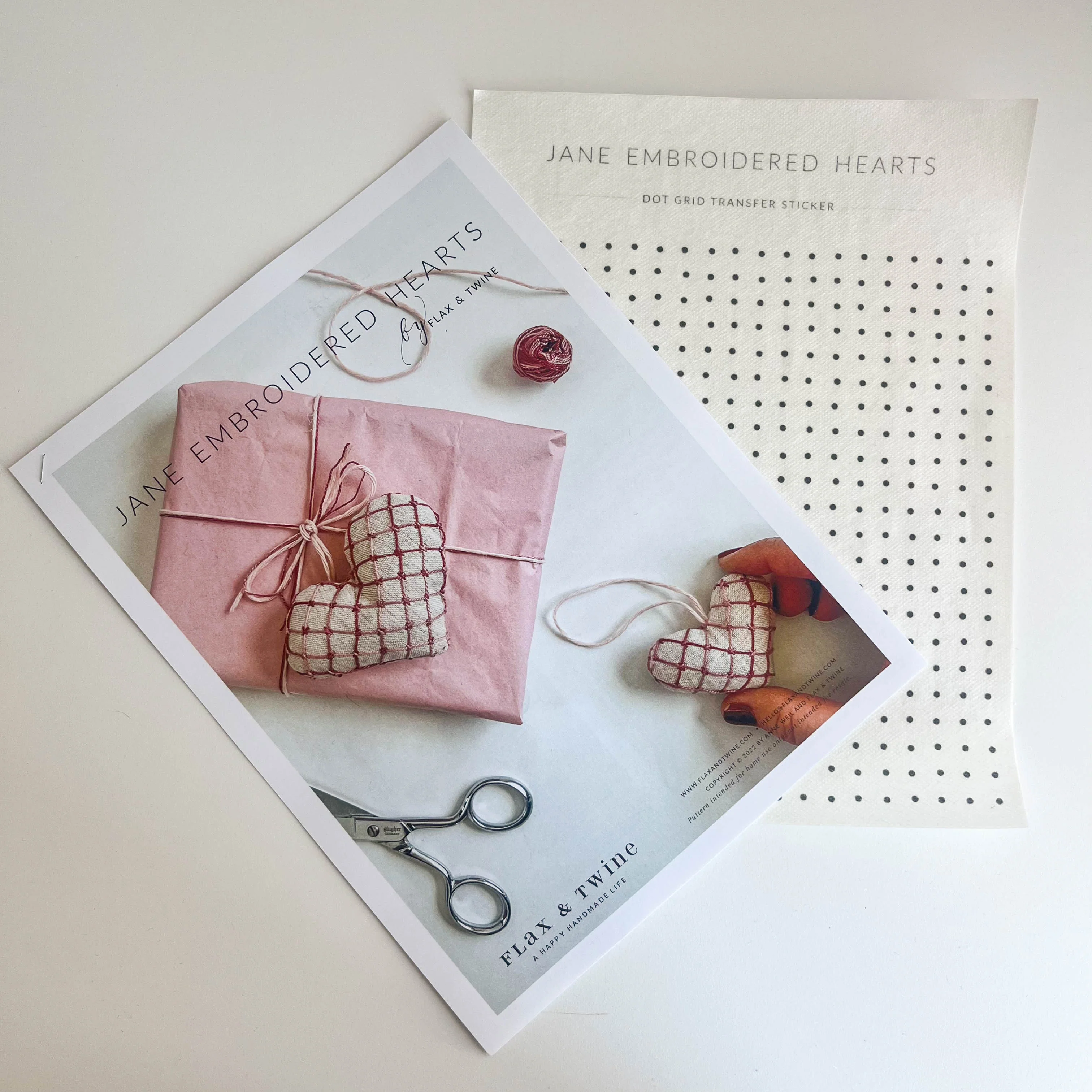 Jane Embroidered Hearts Kit - Image 7