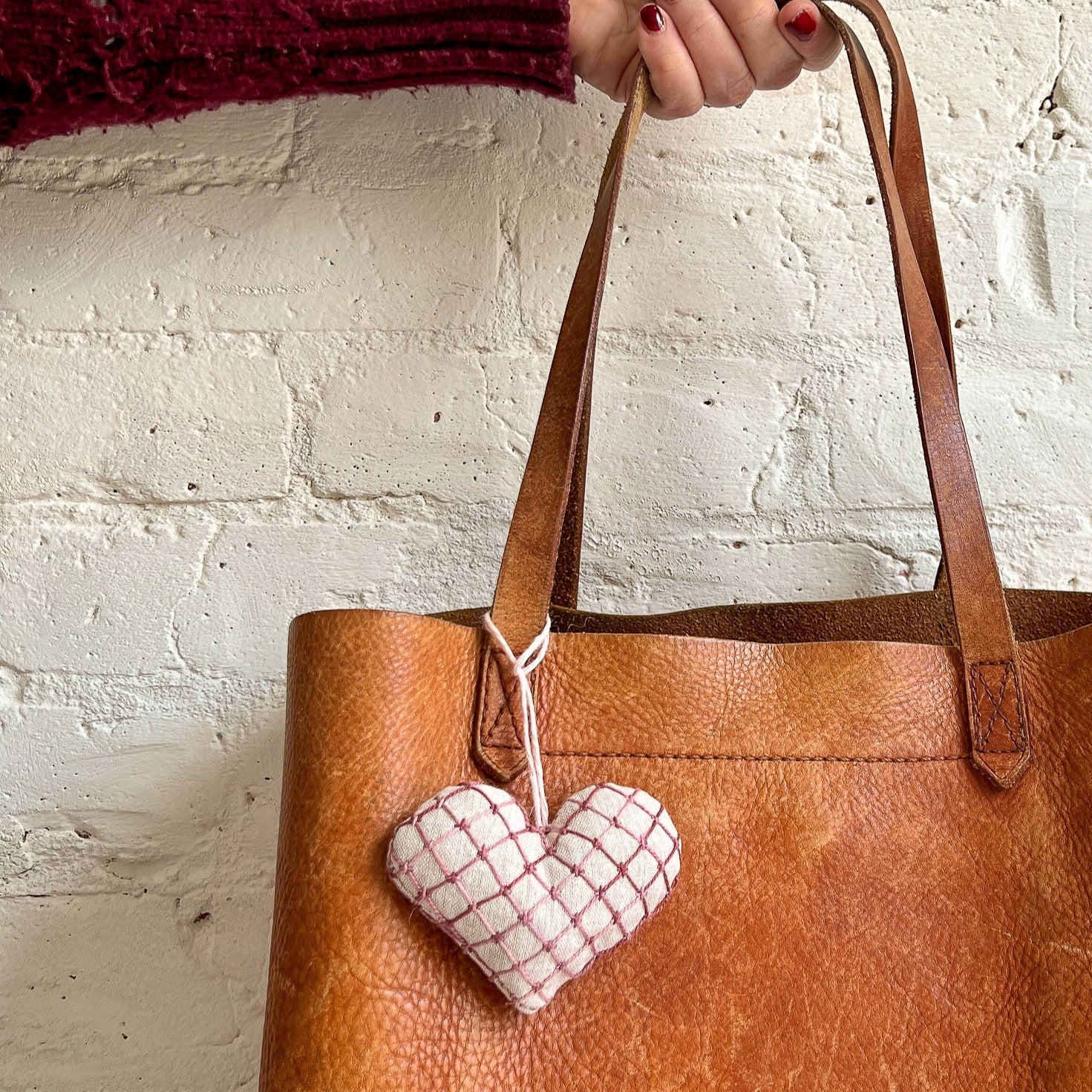 Jane Embroidered Hearts Pattern & Video Class - Image 8
