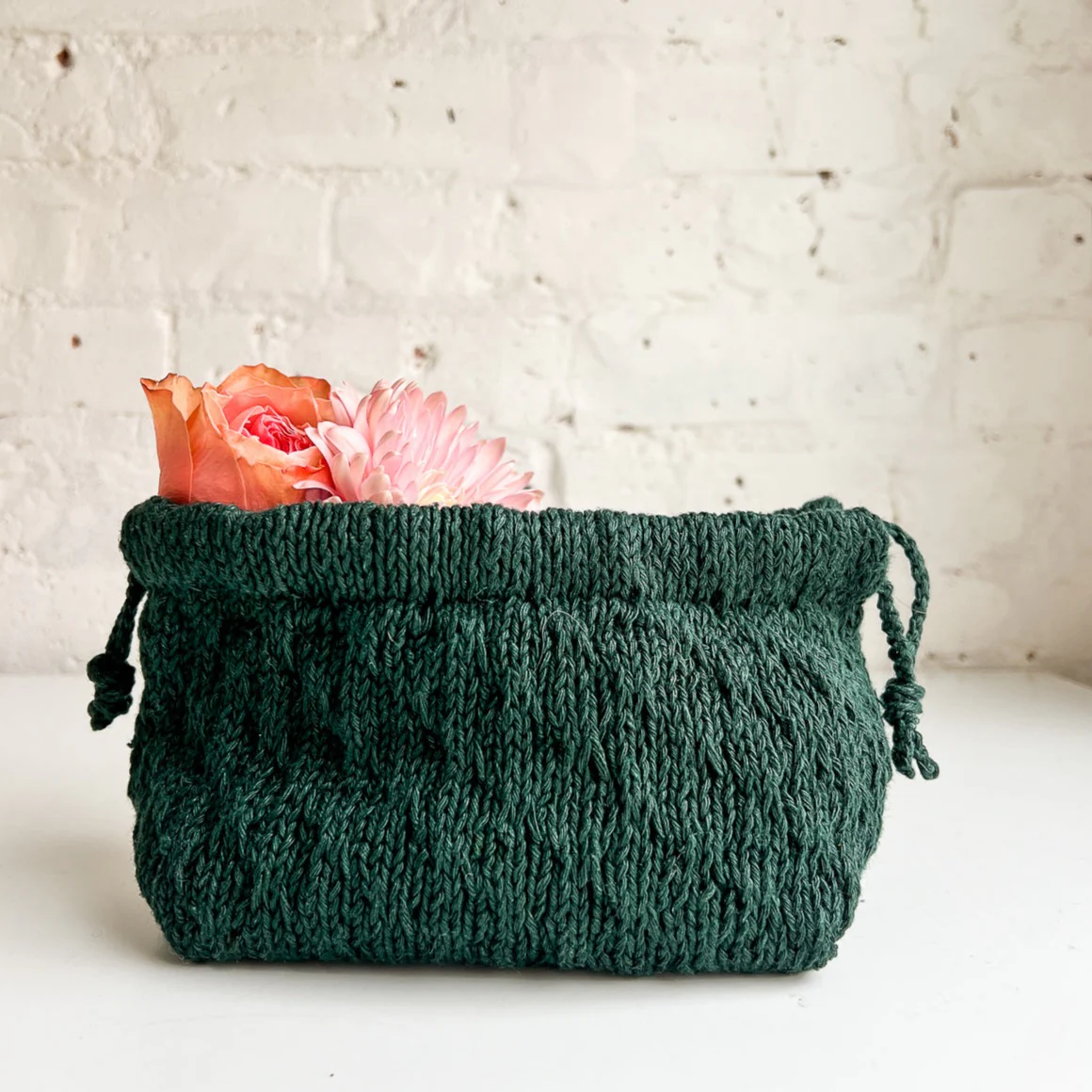 Trellis Stitch Drawstring Bag Kit - Image 5
