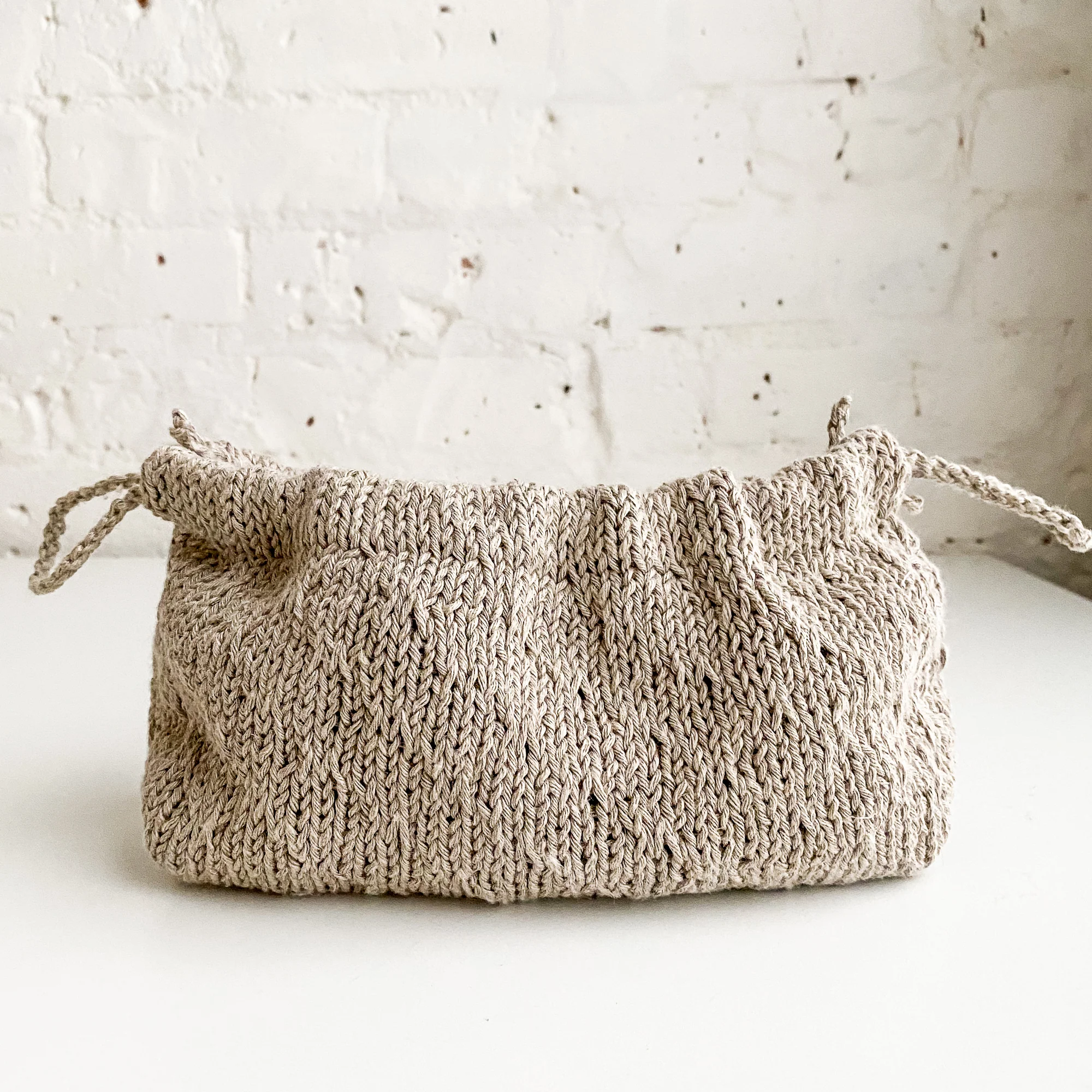 Trellis Stitch Drawstring Bag Set Kit - Image 3